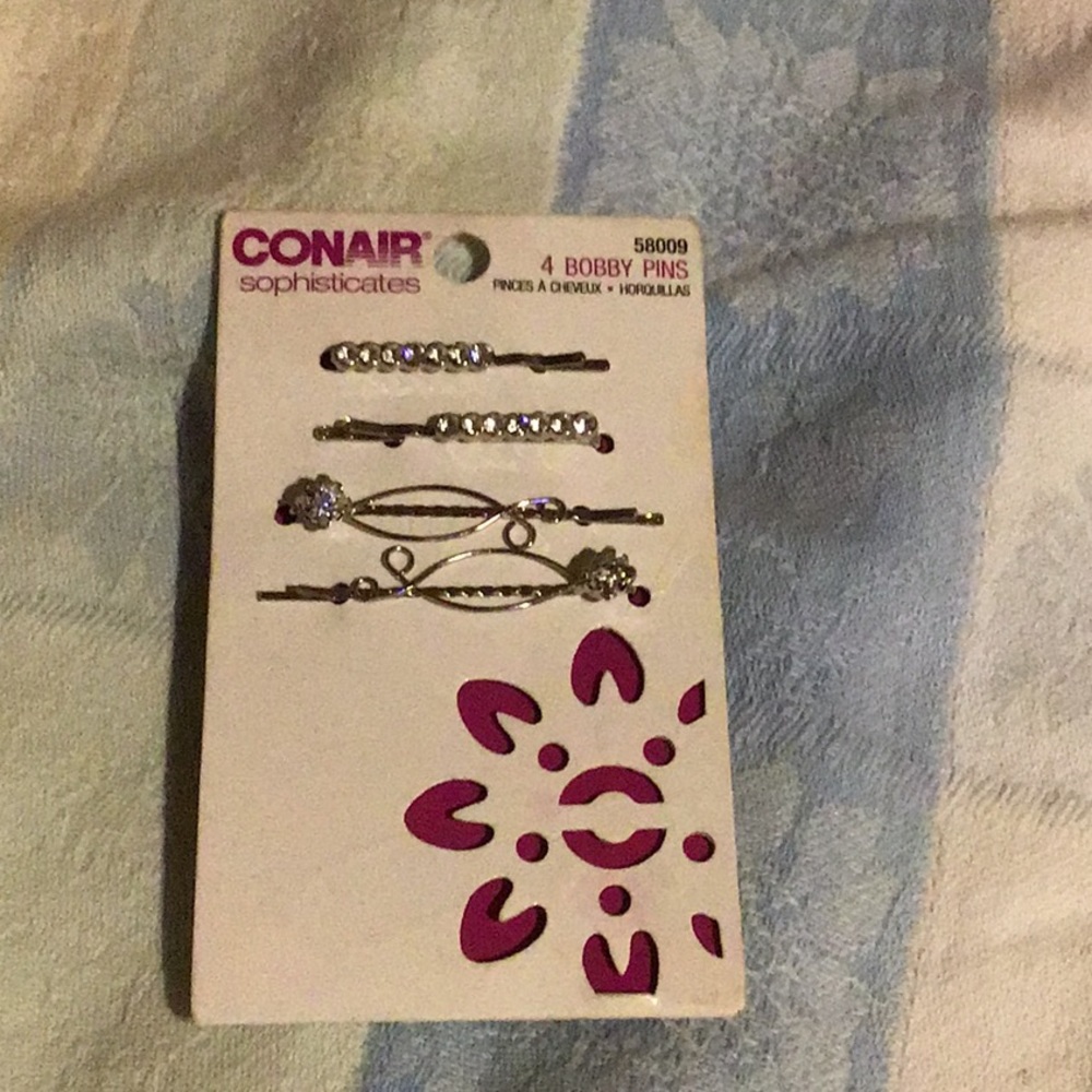Four decorative bobby pins!